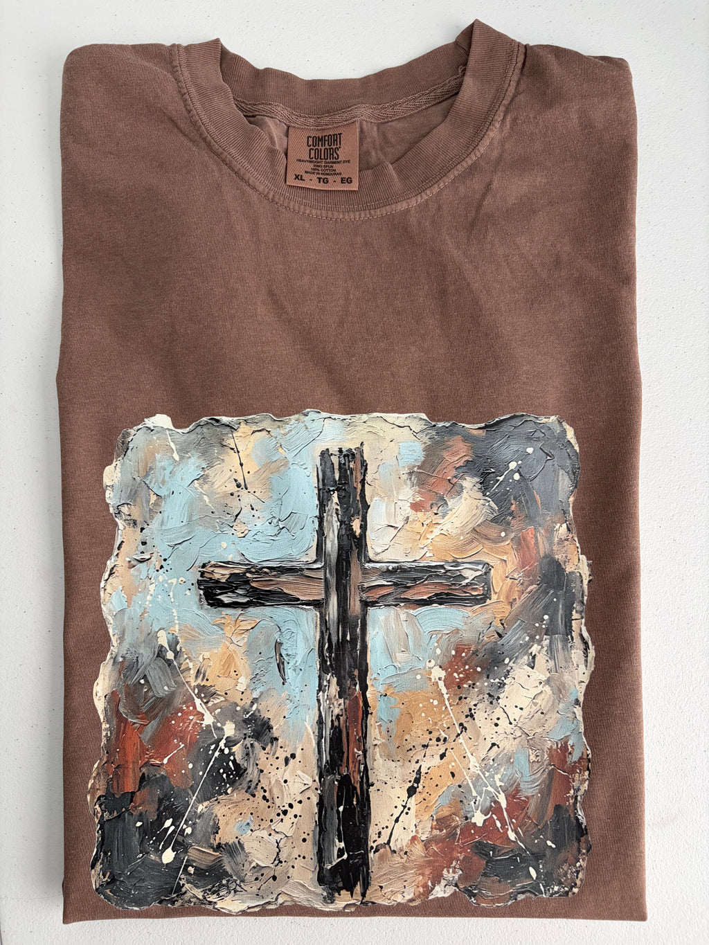 Brushstroke Cross T-Shirt