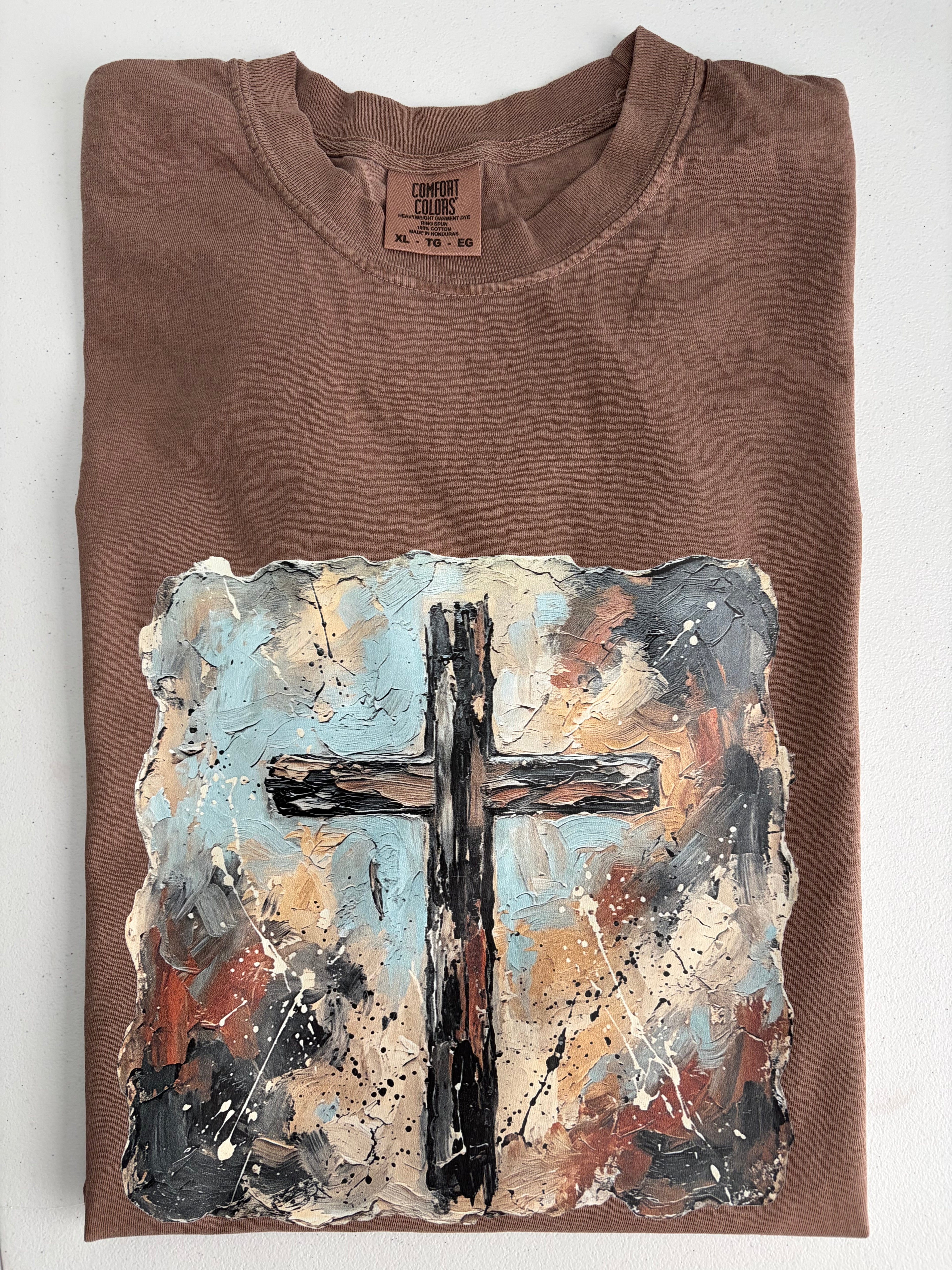 Brushstroke Cross T-Shirt