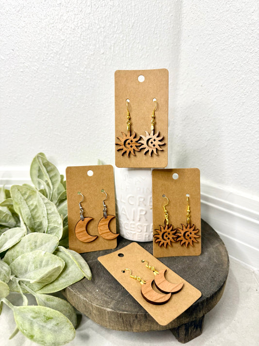 Hippie Sun & Moon Earrings